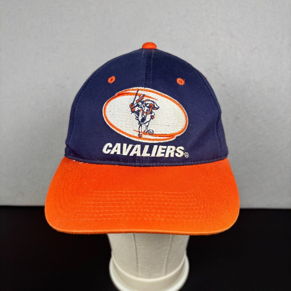 University of Virginia Snapback Baseball Cap UVA Y2K Cavaliers Hat Navy Orange